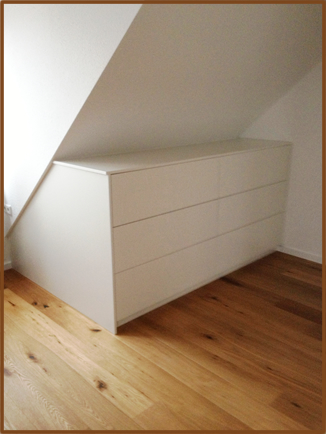 Dachschrägenlösung